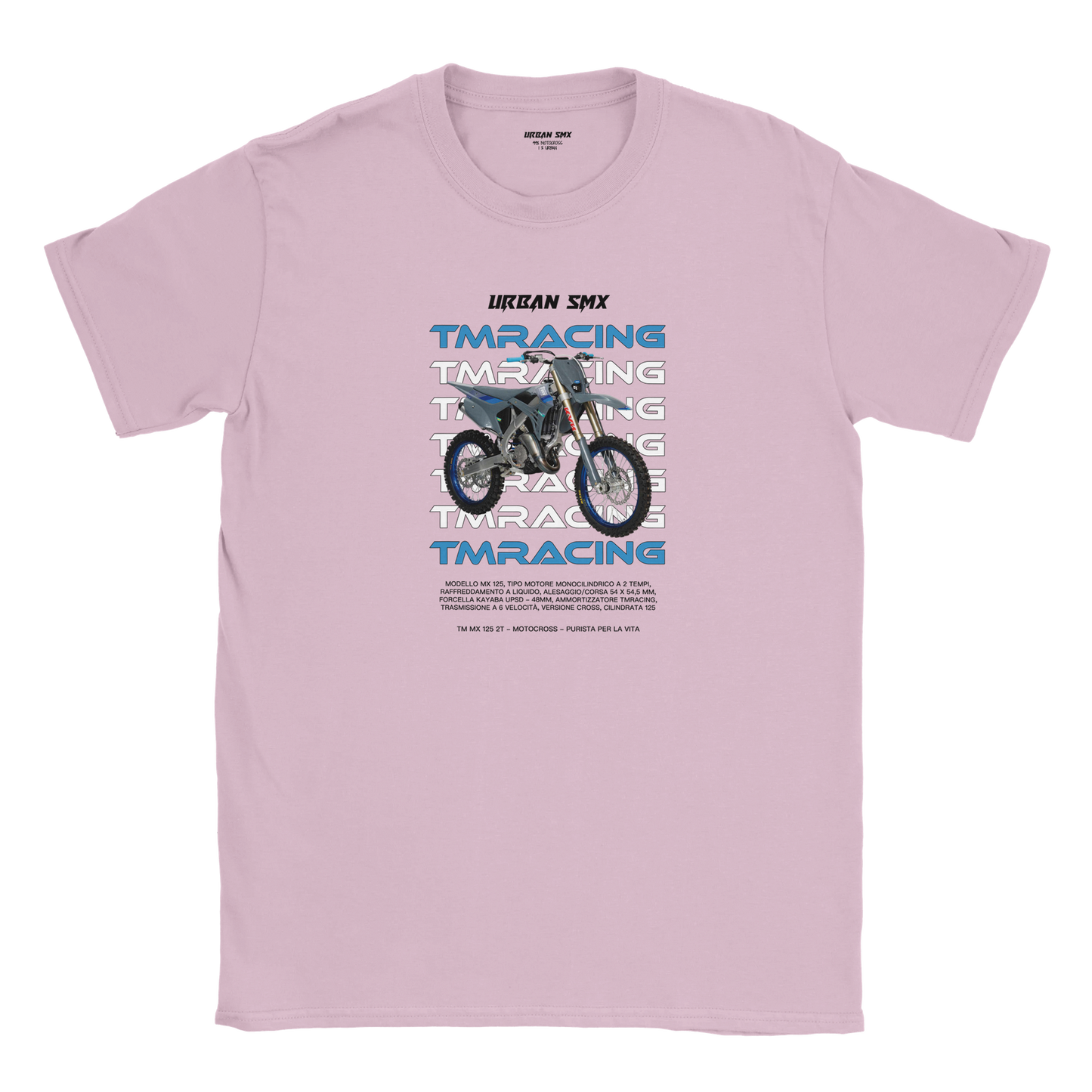 TEE-SHIRT ENFANT TM RACING MX 125 2025 - Rose clair / XS