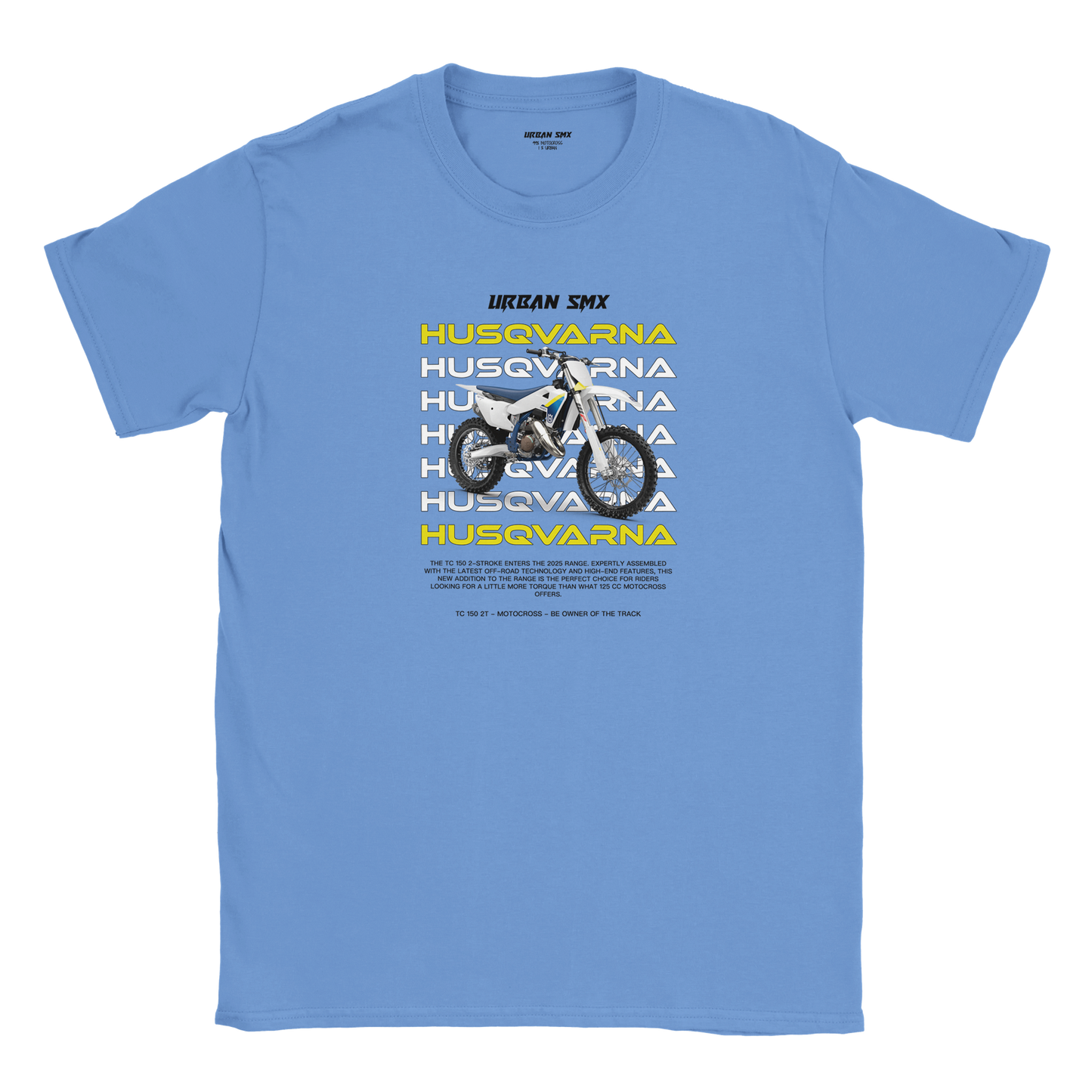 TEE-SHIRT ENFANT HUSQVARNA TC 150 - Bleu caroline / S