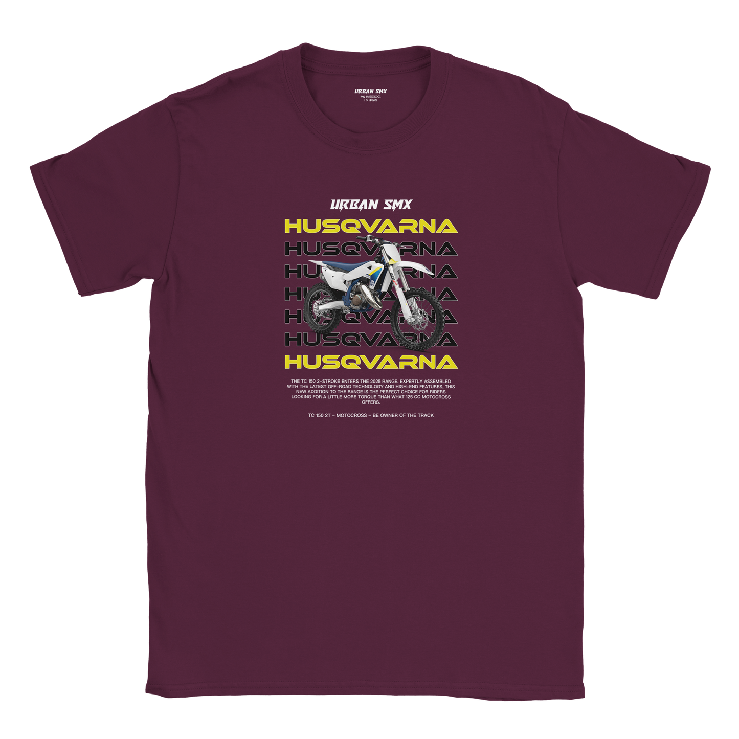 TEE-SHIRT ENFANT HUSQVARNA TC 150 - Bordeaux / S